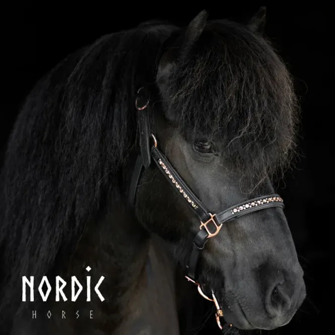 Hovedbilde Nordic Horse Lærgrime Rosegold
